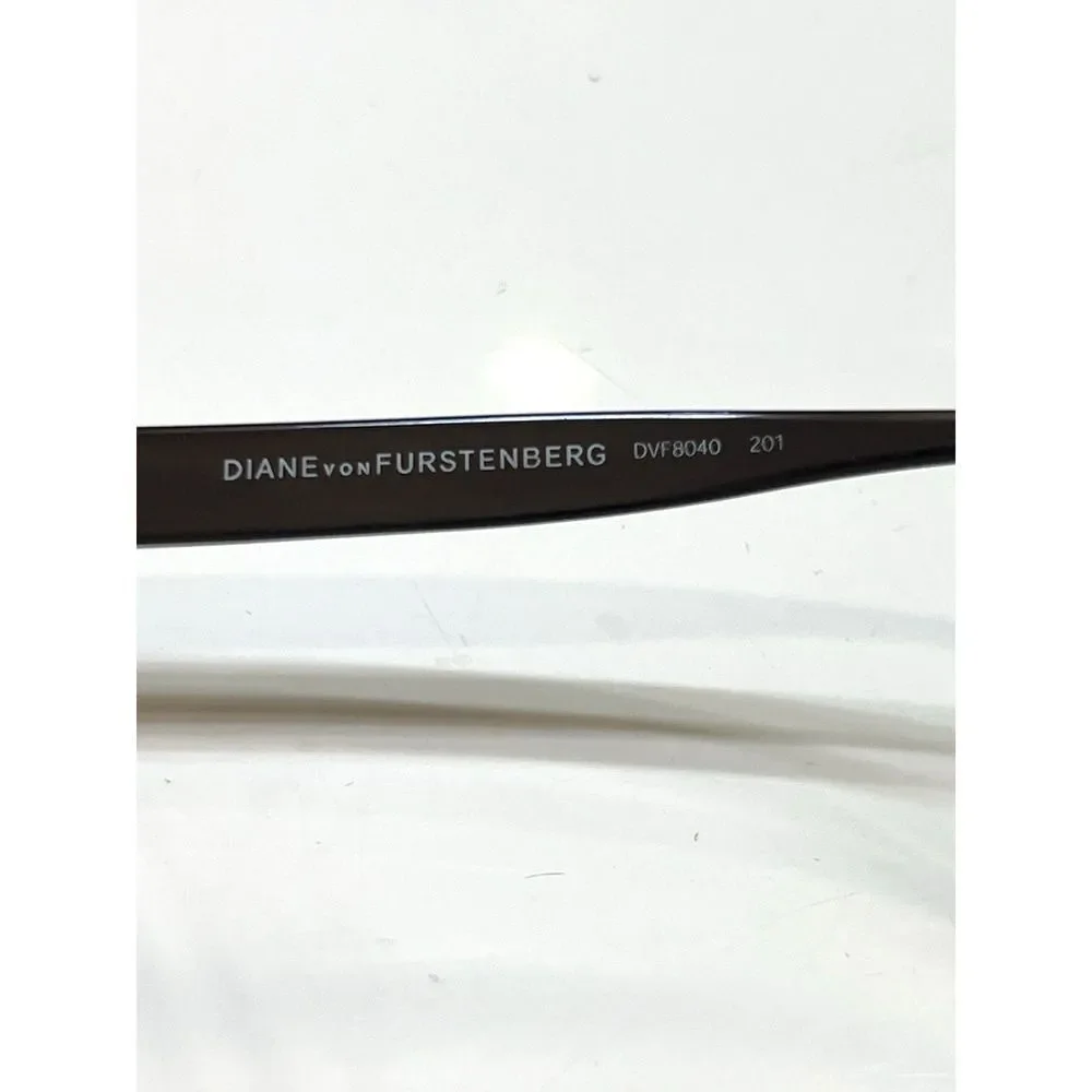 NEW Diane von Furstenberg DVF 8040 201 Glossy Bronze Eyeglasses Frames 52-16-135
